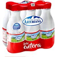 Central Lechera Asturiana - Leche Entera Botella 1-5L (Pack 6)